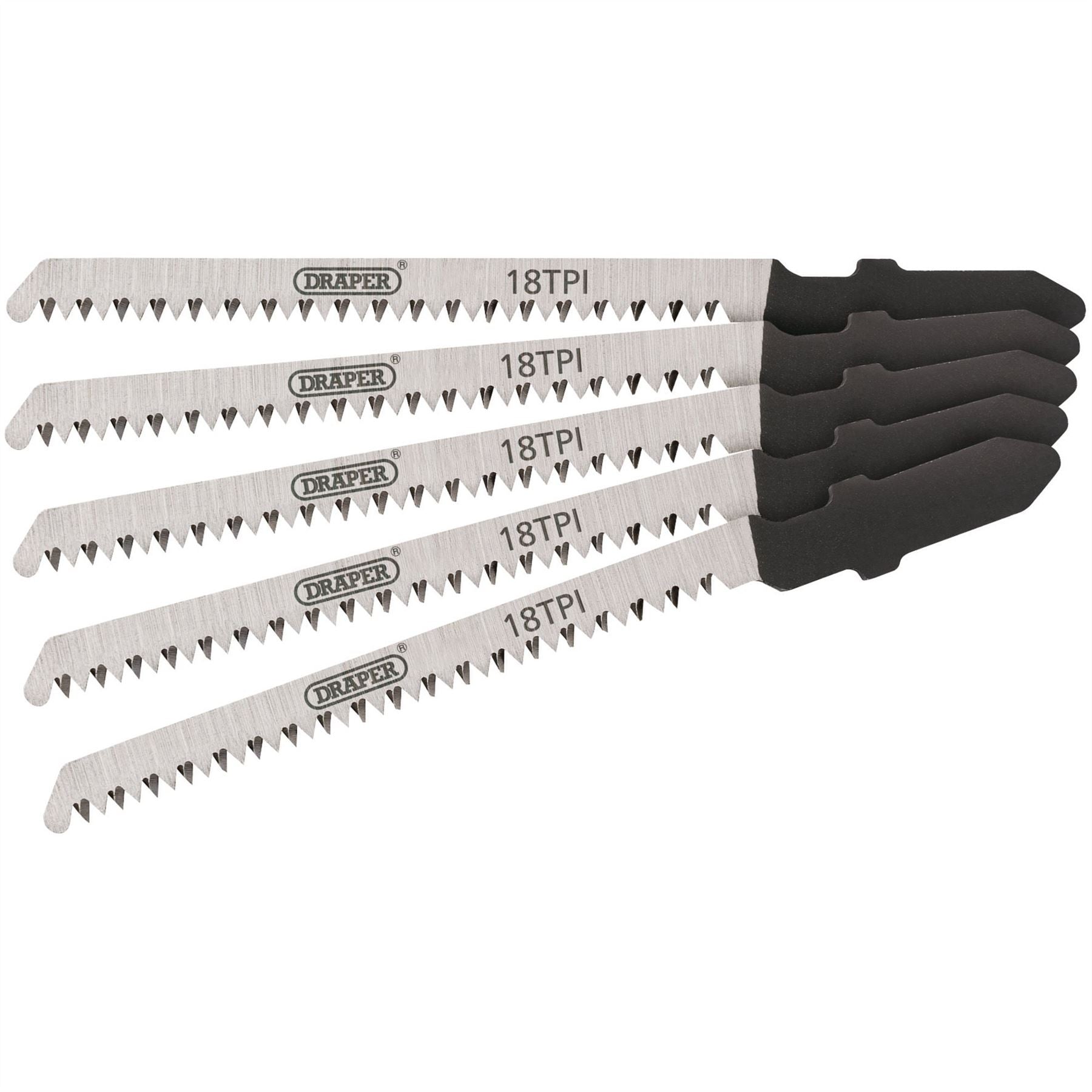 Draper 81721 DT101AO Jigsaw Blade Set 83mm 5 Piece Draper