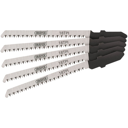 Draper 81721 DT101AO Jigsaw Blade Set 83mm 5 Piece Draper