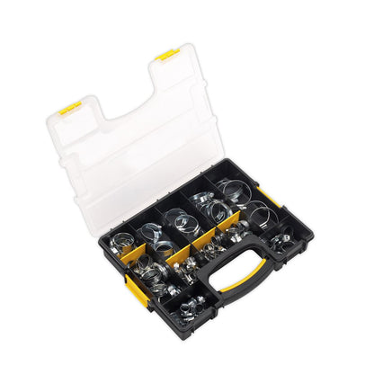 Sealey SHC85AC Hose Clip Assortment 85pc Ø8-57mm Sealey