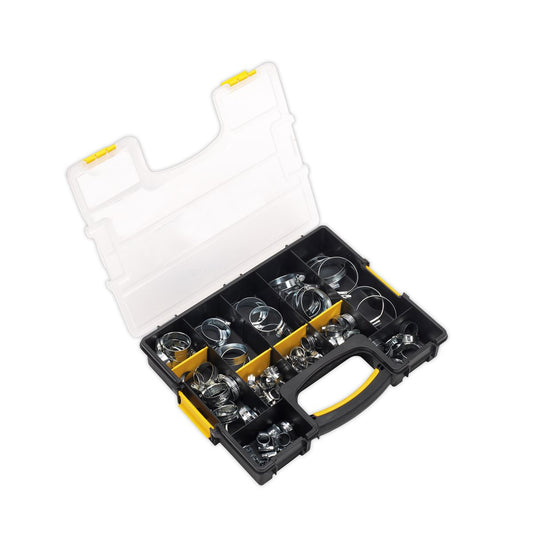 Sealey SHC85AC Hose Clip Assortment 85pc Ø8-57mm Sealey