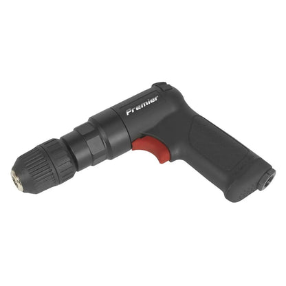 Sealey SA620 Air Pistol Drill Ø10mm with Keyless Chuck Composite Reversible - Premier Sealey