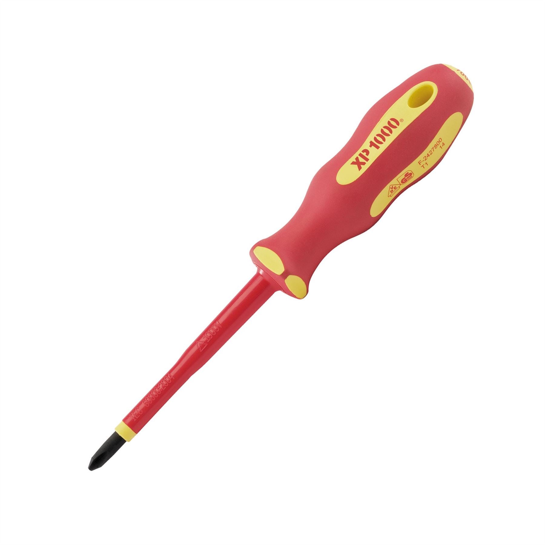 Draper 64432 XP1000® VDE Cross Slot Screwdriver No.2 x 100mm Draper