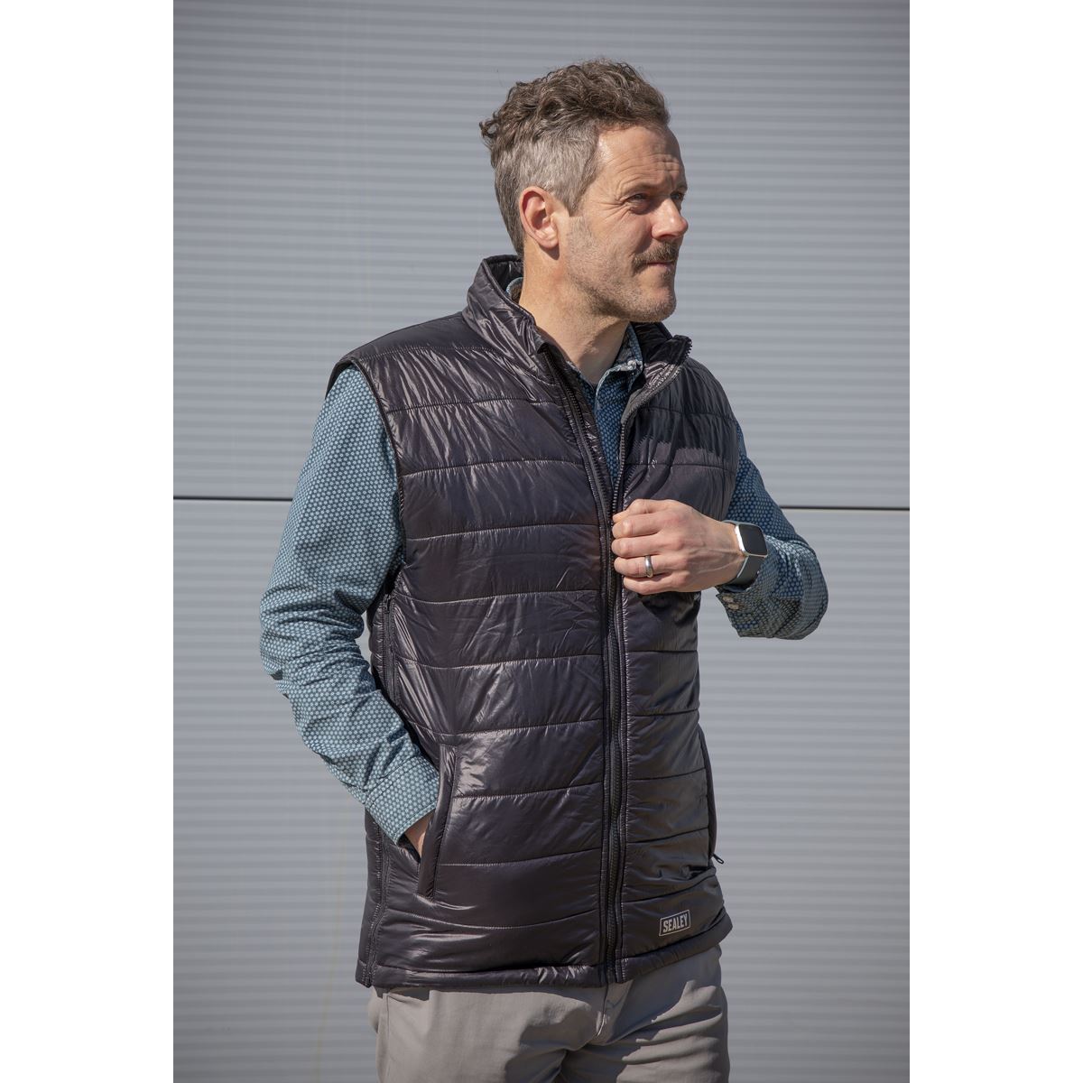 Sealey HG02KIT 5V Heated Puffy Gilet - 44" to 52" Chest with Power Bank 20Ah Sealey
