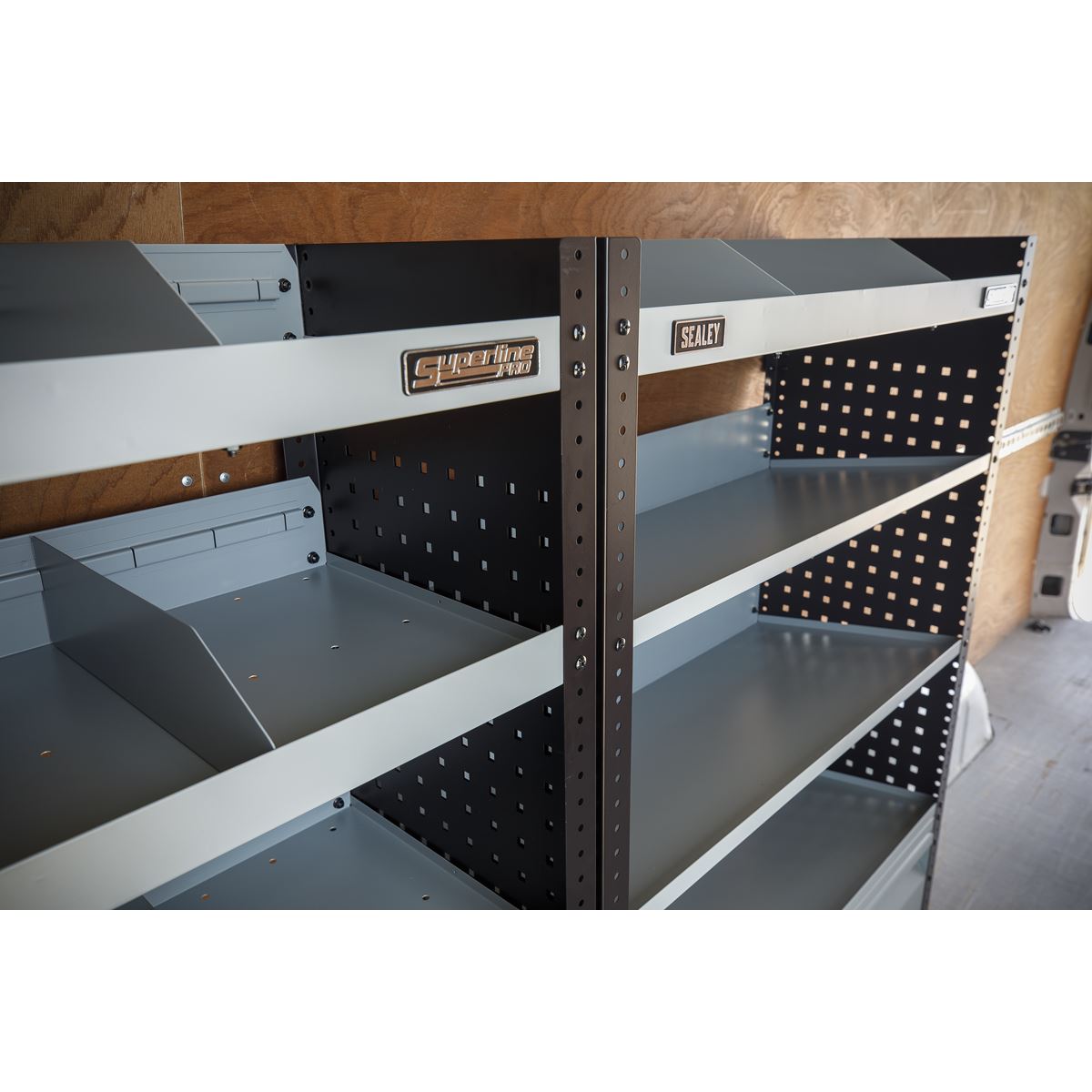 Sealey APMSV01 Modular Flat Shelf Van Storage Unit 925mm Sealey