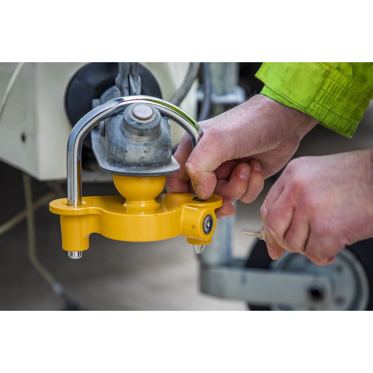 Sealey TB45 Ø50mm Tow-Ball Trailer Hitch Lock Sealey