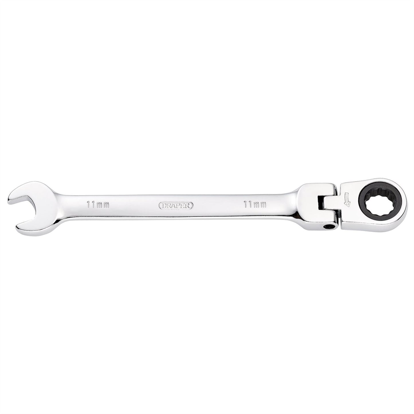 Draper 52012 HI-TORQ® Metric Flexible Head Ratcheting Combination Spanner 11mm Draper