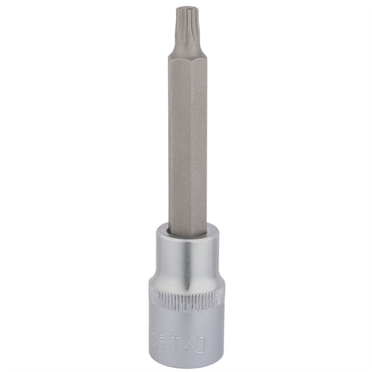 Draper 16313 TX-STAR® Socket Bit 1/2" Sq. Dr. T40 x 100mm Draper