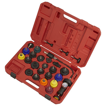 Sealey VS0011 Cooling System Pressure Test Kit 25pc Sealey