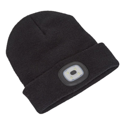 Sealey LED185 Beanie Hat 1W SMD LED USB Rechargeable Sealey