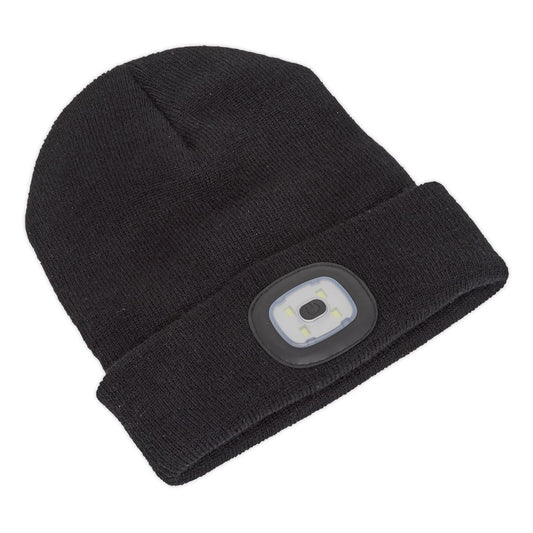 Sealey LED185 Beanie Hat 1W SMD LED USB Rechargeable Sealey