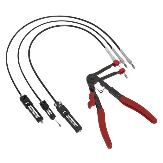 Sealey VS1675 Remote Action Hose Clamp Pliers Interchangeable Sealey