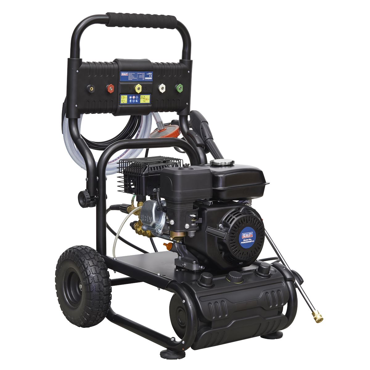 Sealey PWM2500SP Pressure Washer 220bar 540L/hr Self-Priming 6.5hp Petrol Sealey