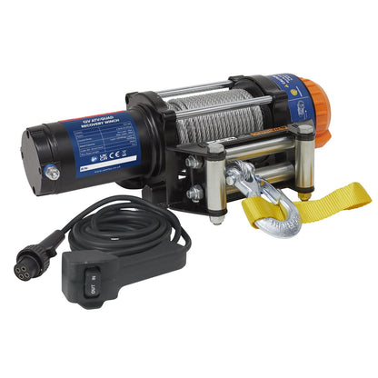 Sealey ATV2040 ATV/Quad Recovery Winch 2040kg (4500lb) Line Pull 12V Sealey