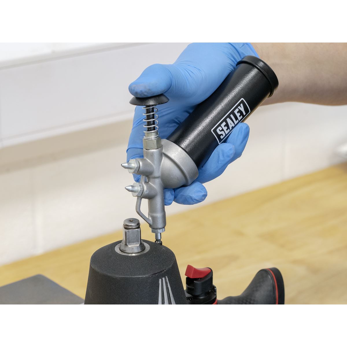 Sealey AK55 Mini Grease Gun Push Type Sealey