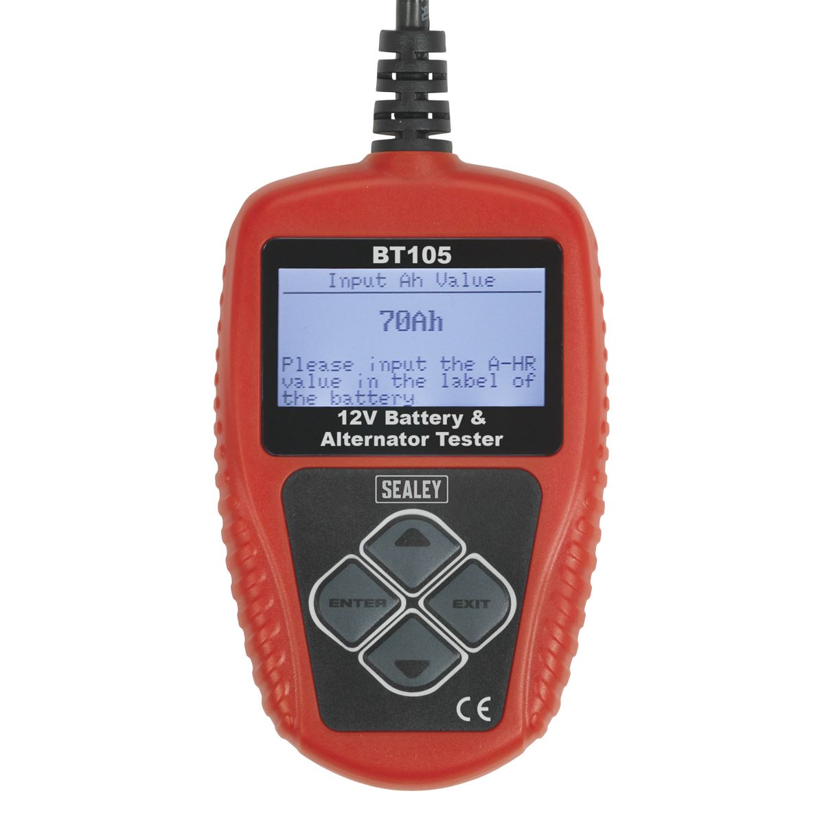 Sealey BT105 Digital Battery & Alternator Tester 12V Sealey