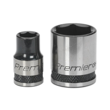 Sealey AK7971 Socket Set 34pc 3/8"Sq Drive WallDrive® Metric Premier Black Sealey