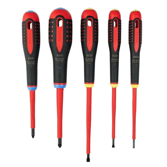 Bahco 1000v Insulated ERGO™ Screwdriver Set 5 Piece BE-9882S Bahco