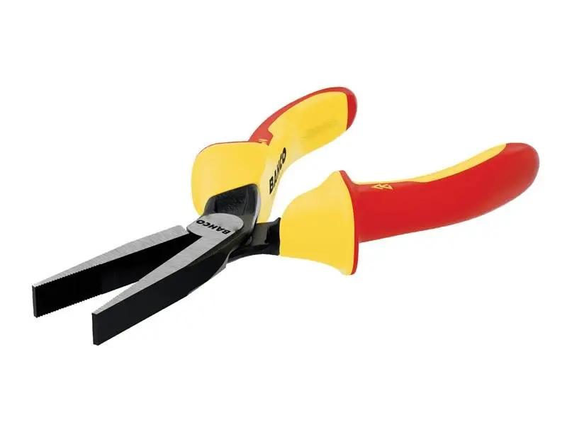 Bahco 2421S ERGO Insulated Flat Nose Pliers 140mm 5.1/2in BAH2421S140 Bahco