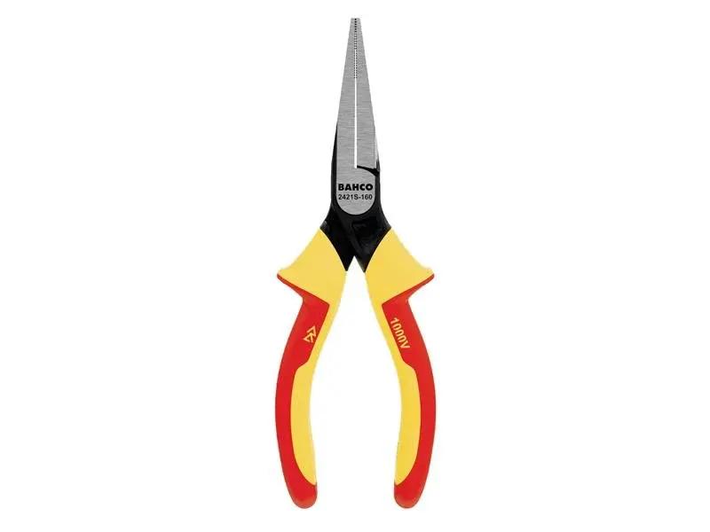 Bahco 2421S ERGO Insulated Flat Nose Pliers 160mm 6.1/4in BAH2421S160 Bahco