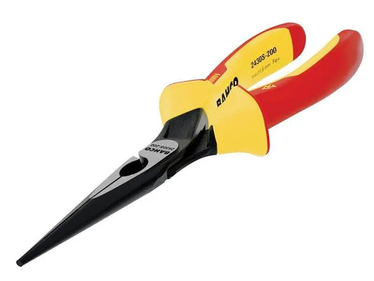 Bahco 2430S ERGO Insulated Long Nose Pliers 200mm 8in BAH2430S200 Bahco