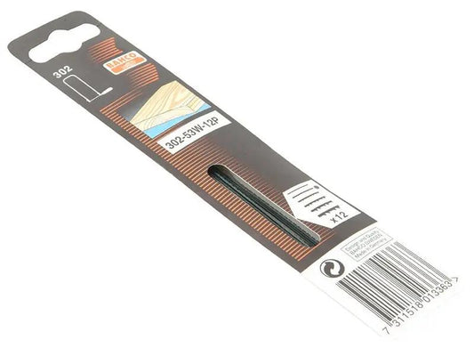 Bahco 302-53W-12P Fret Saw Blades for Wood 130mm 5in Pack of 12 BAH30253W Bahco