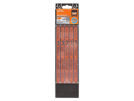 Bahco 3906 Sandflex Hacksaw Blades 300mm 12in x 18 TPI Pack 100 BAH39061218 Bahco
