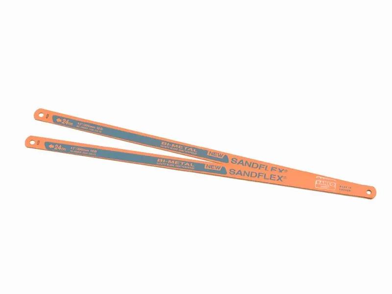 Bahco 3906 Sandflex Hacksaw Blades 300mm 12in x 24 TPI Pack 2 BAH3906242P Bahco