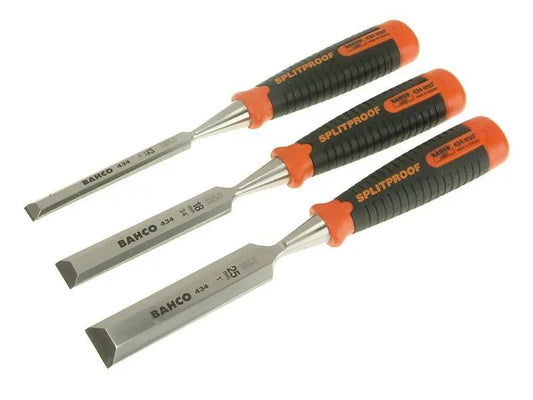 Bahco 434 Bevel Edge Chisel Set 3 Piece BAH434S3 Bahco