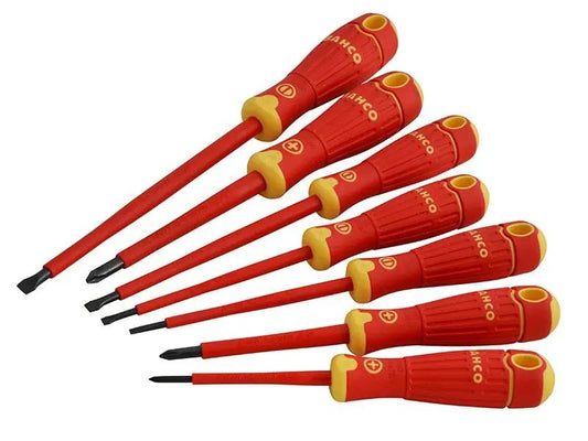 Bahco BAHCOFIT Insulated Screwdriver Set 7 Piece BAH220007 Bahco