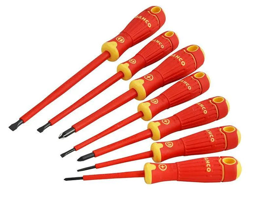 Bahco BAHCOFIT Insulated Screwdriver Set 7 Piece BAH220017 Bahco