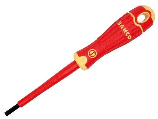 Bahco BAHCOFIT Insulated Screwdriver Slotted Tip 5.5 x 125mm BAH196055125 Bahco