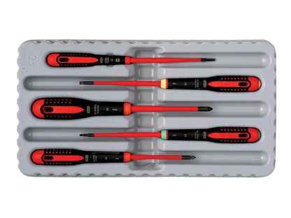 Bahco BE-9871SL ERGO Slim VDE Insulated Screwdriver Set 5 Piece BAH9871SL Bahco