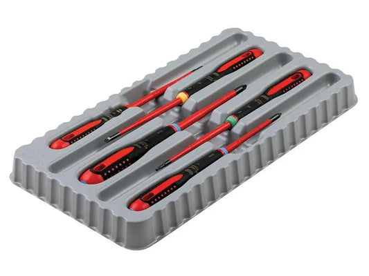 Bahco BE-9872SL ERGO Slim VDE Insulated Screwdriver Set 5 Piece BAH9872SL Bahco