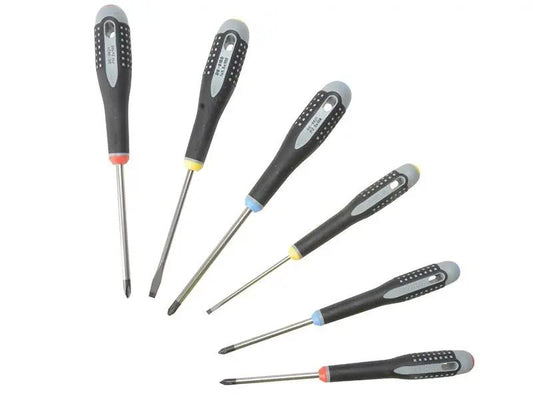Bahco BE-9886 ERGO Screwdriver Set 6 Piece BAH9886 Bahco