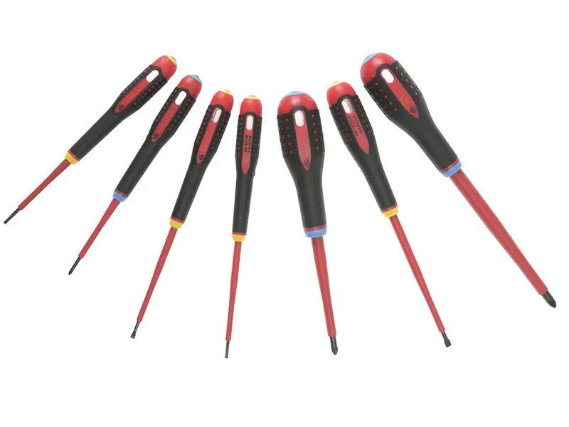 Bahco BE-9888S VDE ERGO Screwdriver Set 7 Piece BAH9888S Bahco