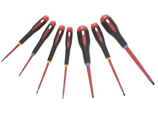 Bahco BE-9888S VDE ERGO Screwdriver Set 7 Piece BAH9888S Bahco