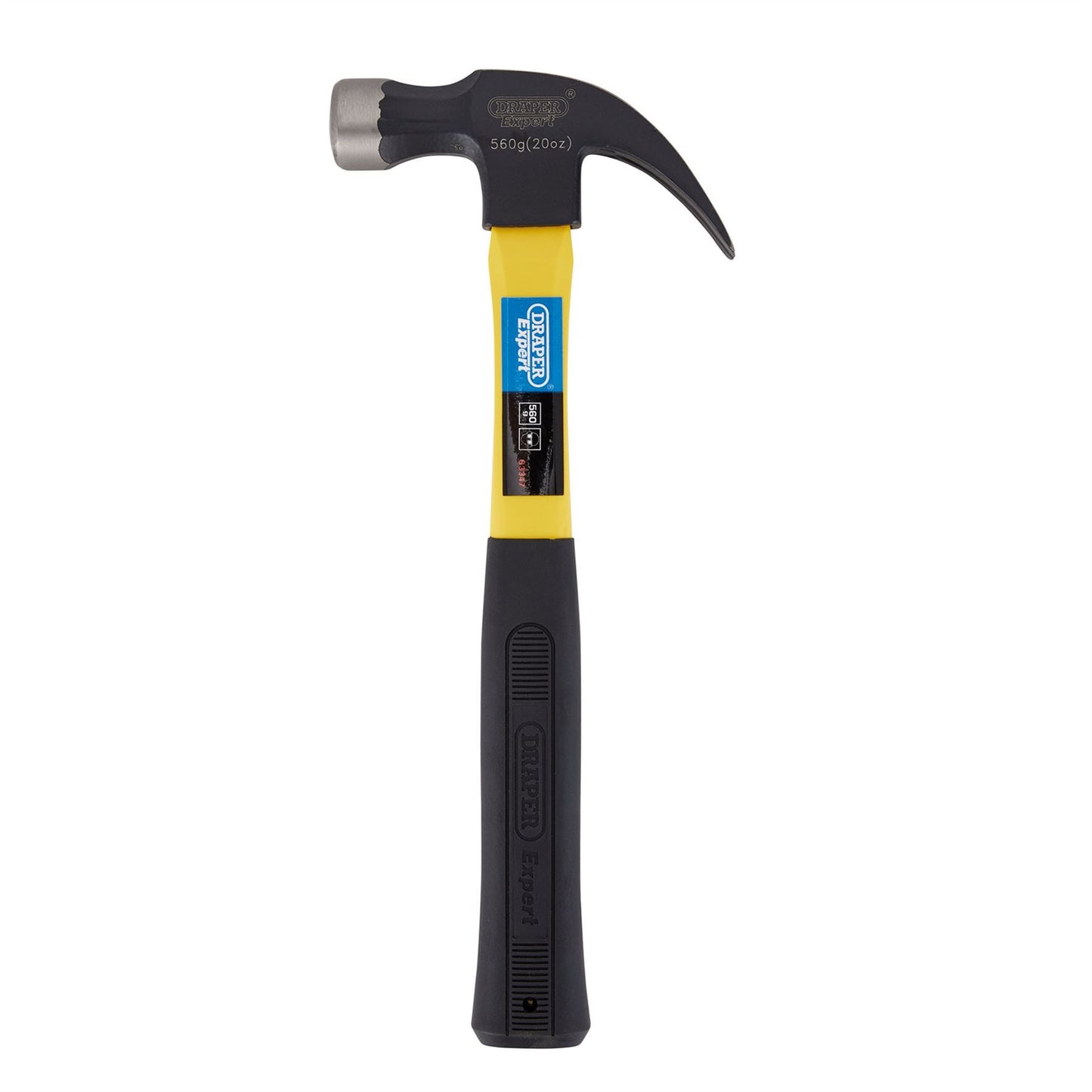 Draper 63347 Expert Fibreglass Shafted Claw Hammer 560g/20oz Draper