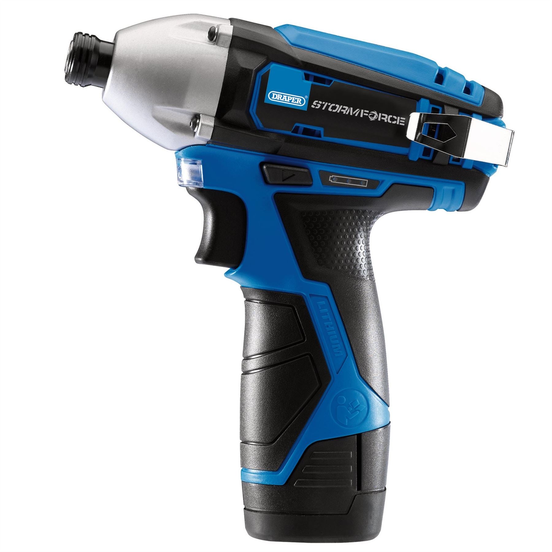 Draper 17132 Storm Force® 10.8V Power Interchange Impact Driver 1/4" Hex. Sold Bare Draper