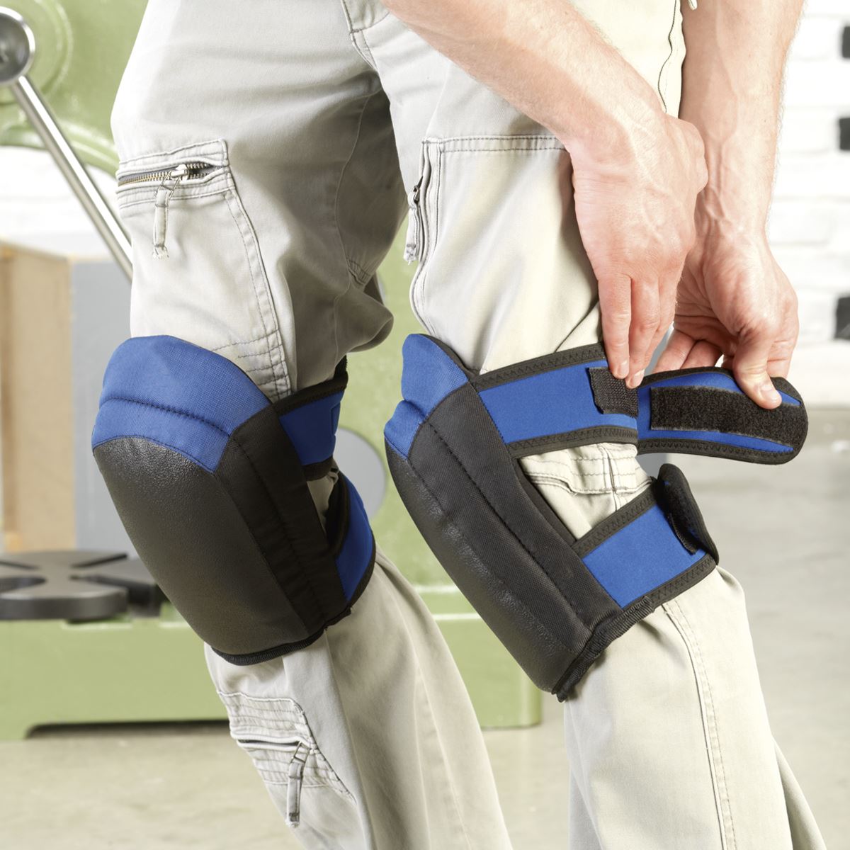 Sealey SSP63 Heavy-Duty Double Gel Knee Pads - Pair Sealey
