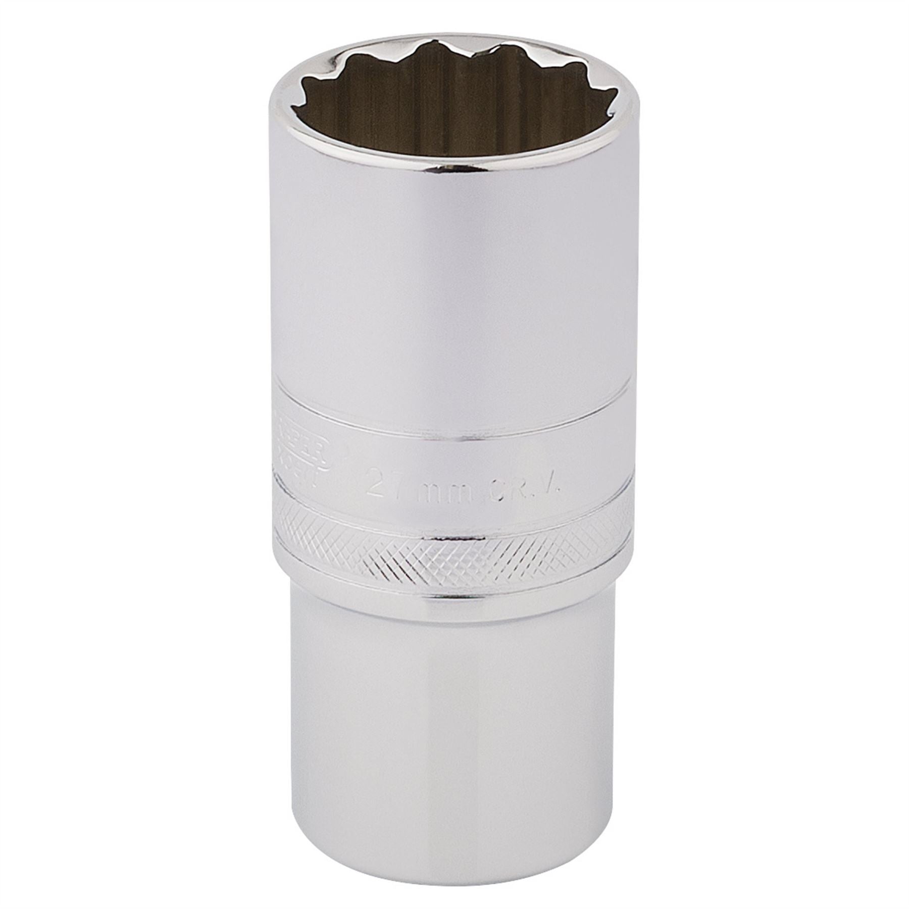 Draper 33841 HI-TORQ® 12 Point Deep Socket 1/2" Sq. Dr. 27mm Draper
