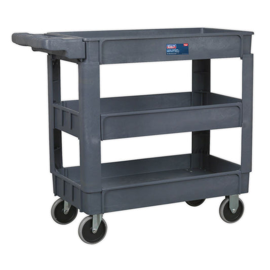 Sealey CX203 Trolley 3-Level Composite Heavy-Duty Sealey