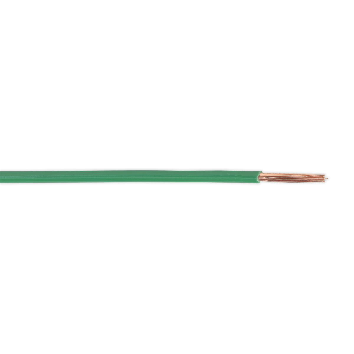Sealey AC2830GR Automotive Cable Thin Wall Single 2mm² 28/0.30mm 50m Green Sealey