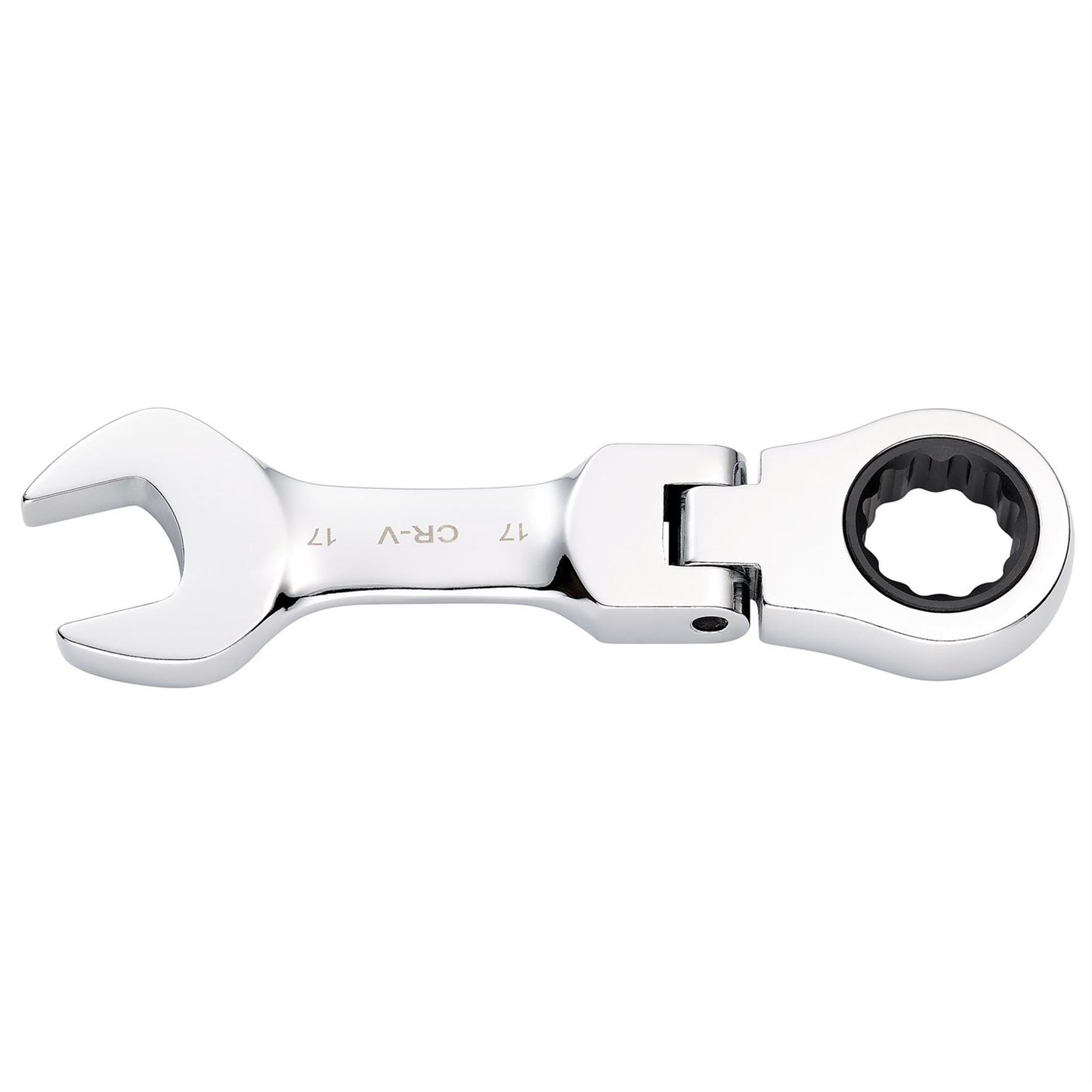 Draper 27977 HI-TORQ® Metric Stubby Flexible Head Ratchet Combination Spanner 17mm Draper