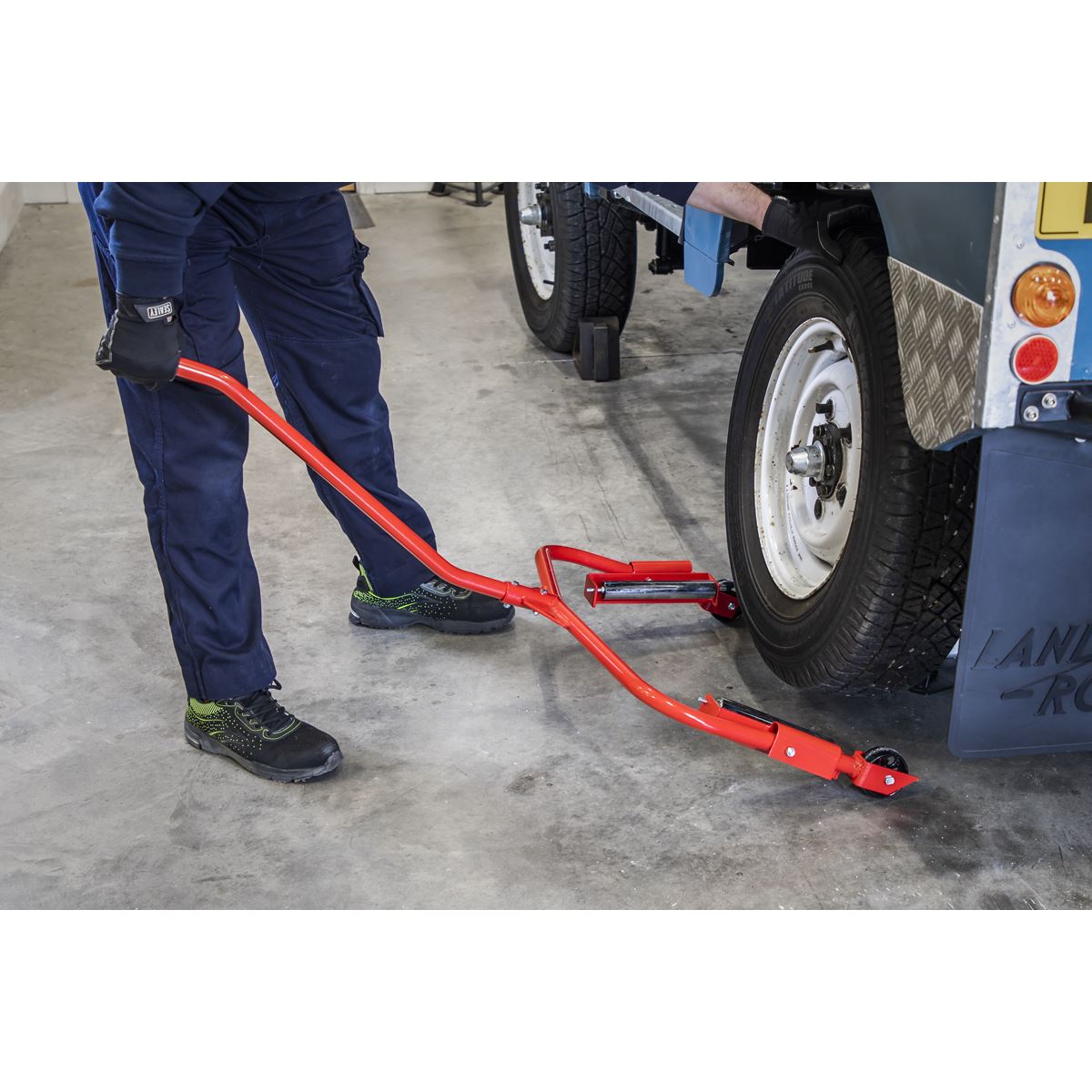 Sealey TH002 Tyre & Wheel Handling Dolly - 127kg Capacity Sealey