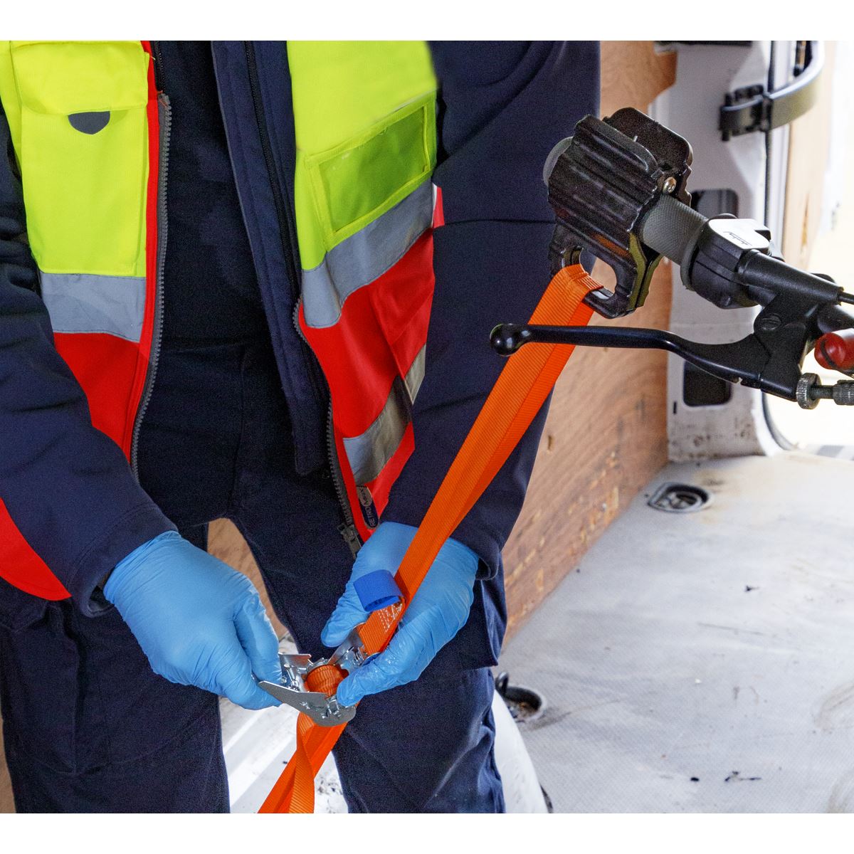 Sealey TDC01 Handlebar Tie Down Clamp - Pair Sealey