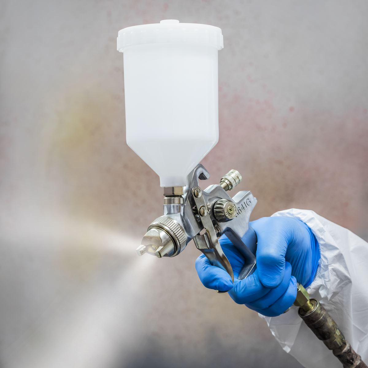 Sealey S641G Spray Gun Gravity Feed - 1.4mm Set-Up Sealey