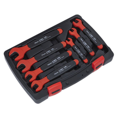 Sealey AK63171 Insulated Open-End Spanner Set 7pc VDE Approved Sealey