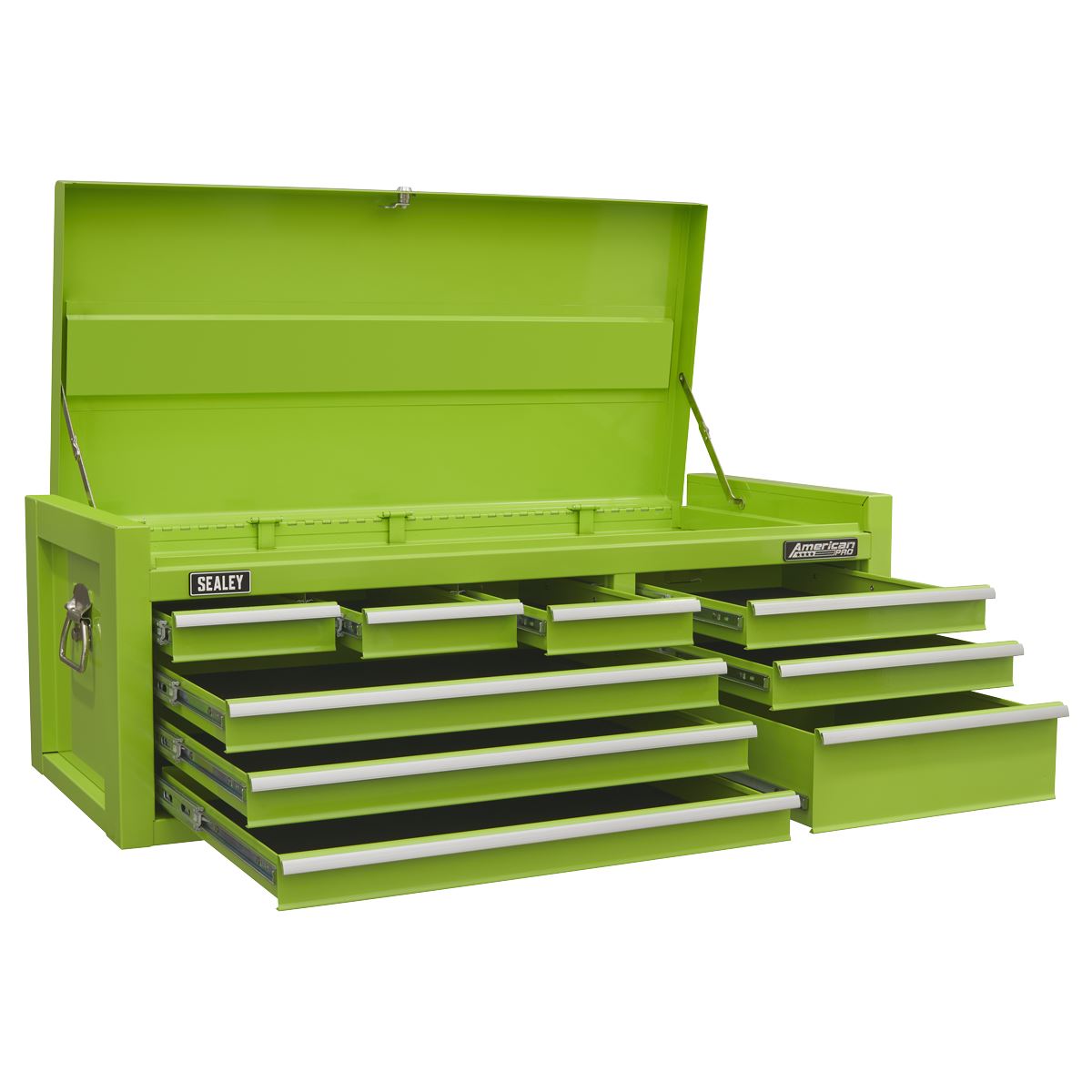 Sealey AP4109HV Topchest 9 Drawer with Ball Bearing Slides - Green Sealey
