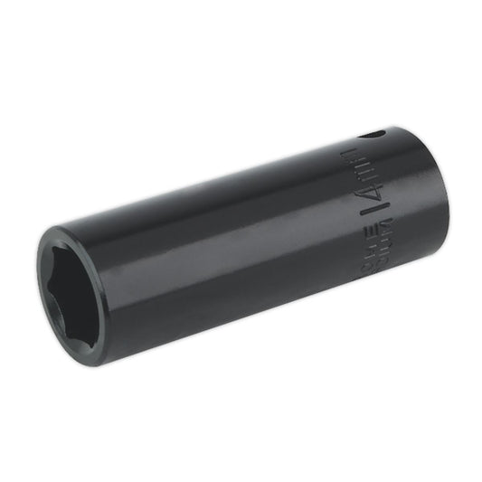 Sealey IS3814D Impact Socket 14mm Deep 3/8"Sq Drive Sealey
