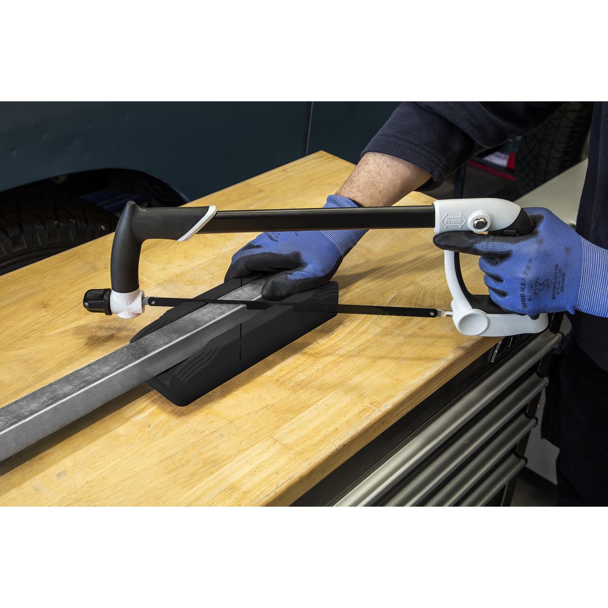 Sealey MB01 Mini Mitre Box 250 x 85 x 50mm Sealey